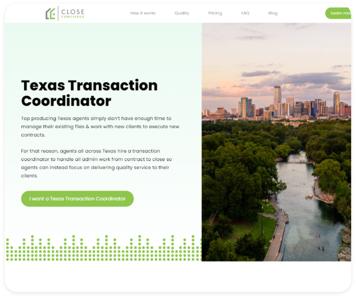 Desktop design example