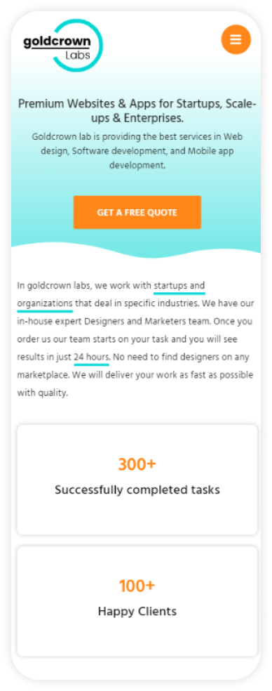 Mobile design example